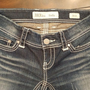 BKE Stella Skinny Thick Stitch Jeans